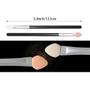 Imagem de Pincéis de maquiagem de algodão de algodão de borracha de duas cores - Aplicador de esponja Oval Eyeliner Brush Eyeshadow Brush Makeup Brush Tool (10 PCS)