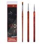 Imagem de Pincéis Golden Maple Kolinsky Sable - Kit com 3 Peças para Acrílico