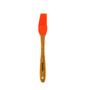 Imagem de Pincel Culinário Cozinha Silicone Cabo Madeira Formas Assadeiras Utensilio Cozinha Excalibur 22cm