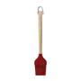 Imagem de Pincel kitchenaid com cerdas em silicone vermelho e cabo de bambu 22cm kqr733ohere