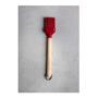 Imagem de Pincel kitchenaid com cerdas em silicone vermelho e cabo de bambu 22cm kqr733ohere