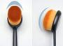 Imagem de Pincel Magico Oval Base Maquiagem Flawless Brush C/ Protetor