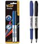 Imagem de Pincel Marcador Permanente 1.1 mm Azul/Preto Com Grip BIC