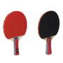 Imagem de Ping Pong Tênis de Mesa 2 Raquetes Cabo Anatômico e 3 Bolas Jogos