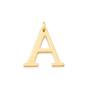 Imagem de Pingente banhado ouro 3x 24k 18k e 22k feminino letra lisa rommanel 542323