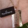 Imagem de Pingente  banhado ouro 3x 24k 18k e 22k unissex rommanel pergaminho com pai nosso 541528