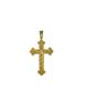 Imagem de Pingente cruz crucifixo m - banhado a ouro 18k