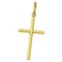 Imagem de Pingente Cruz Palito Crucifixo Em Ouro 18k 750