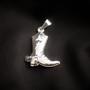 Pingente de Bota Cowboy Country Brilho Para Colar Cordão Folheado Detalhe Banhado Longa Premium - TY Semijoias Imagem de Pingente de Bota Cowboy Country Brilho Para Colar Cordão Folheado Detalhe Banhado Longa Premium