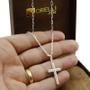 Imagem de Pingente de prata 990 Masculino cruz crucifixo meio liso