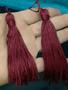 Imagem de PINGENTE DE SEDA TASSEL 8 cm - Vermelho Marsala 50 UNIDADES