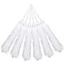 Imagem de Pingente de Seda Tassel Franja Branco 7cm (10 Un)