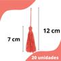 Imagem de Pingente De Seda Tassel - Franja - Coral - Com 20 Unidades - Nybc