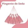 Imagem de Pingente De Seda Tassel - Franja - Rosa Claro - Com 20 Unidades - Nybc