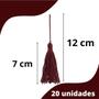 Imagem de Pingente De Seda Tassel - Franja - Vinho - Com 20 Unidades - Nybc