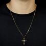 Imagem de Pingente em Ouro 18k Crucifixo com Diamantes - AU3617