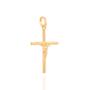 Imagem de Pingente folheado a ouro cruz com cristo  540003 Rommanel