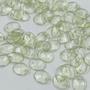 Imagem de Pingente Lentilha Oval Verde Transparente Acrílico 10x14mm 100pçs 50g