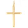 Imagem de Pingente Masculino Cruz Crucifixo De Ouro 18k 750