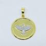 Pingente Medalha Espirito Santo Banhado A Ouro 18k - Michester Imagem de Pingente Medalha Espirito Santo Banhado A Ouro 18k