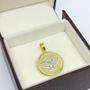 Pingente Medalha Espirito Santo Banhado A Ouro 18k - Michester Imagem de Pingente Medalha Espirito Santo Banhado A Ouro 18k