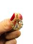Imagem de Pingente Nossa Senhora Aparecida Em Ouro 18K Cravejado De Zircônia
