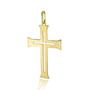 Imagem de Pingente Ouro 18k Masculino Cruz Crucifixo Vazado M D015