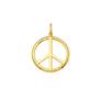 Imagem de Pingente Peace Paz 25mm em Ouro 18K Detalhes Esculpidos K140