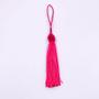 Imagem de Pingente pompom tassel com tulipa 90mm em poliester com 5 peças