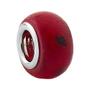 Imagem de Pingente Prata Link Tubo Separador com Resina Rubi 5x12mm