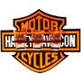 Imagem de Pingometro Placa Em Madeira Moto Harley Davidson 3 Copos