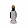 Imagem de Pinguim Decoração Geladeira Porcelana Cartola Estatueta Enfeite Casa Cozinha - Várias Variedades