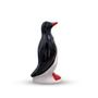 Imagem de Pinguim Vermelho Tradicional Decoração Em Porcelana Peça Artesanal De 23 Cm - VÁRIAS VARIEDADES