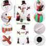 Imagem de Pinguins infláveis de Natal OurWarm Snowman 180 cm com luzes