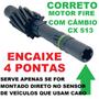 Imagem de Pinhão do cabo velocímetro cx 513 motor fire dobló idea linea palio siena strada punto stilo uno g1 g2 fiorino g1 (93mm)