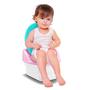 Imagem de Pinico Colorido Bebê Menina Assento Anatômico Encaixa no Vaso Sanitário - cardoso