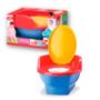 Imagem de Pinico Infantil 2X1 Com Redutor Assento - Azul-Vermelho