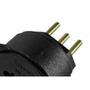 Imagem de Pino Adaptador Interneed 2 Polos+Terra Universal 10A. Preto 44819 - Kit C/10 Pecas