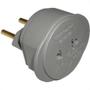 Imagem de Pino Adaptador Interneed Universal 10A. Cinza 37804 - Kit C/10 Pecas