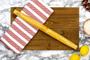 Imagem de Pino de rolamento francês para massa de pizza de cozimento, torta &amp biscoito na madeira - Essential Kitchen utensílios ferramentas de presente ideias para padeiros 18 polegadas Pinos