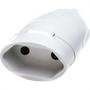 Imagem de Pino Femea Daneva 2 Polos 20A. Branco 1610 - Kit C/12 Pecas