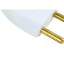 Imagem de Pino Macho 2 Polos Perlex Macico 20A Branco 1046Brc/10 - Kit C/10