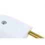 Imagem de Pino Macho 2 Polos Perlex Macico 20A Branco 1046Brc/10 - Kit C/10