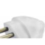 Imagem de Pino Macho 2 Polos+Terra Daneva 20A Branco Dn1616 - Kit C/12