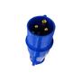 Imagem de Pino Macho Industrial Steck 2 Polos+Terra 220V. 16A. Azul N3076