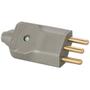 Imagem de Pino Macho Margirus 2P+T 20A Cz ./ Kit Com 10 Unidades