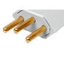 Imagem de Pino Macho Perlex 2P+T 10A 1043 Cinza
