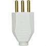 Imagem de Pino Macho Transmobil 2P+T 20A Cinza - Kit C/10 Unidades