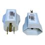 Imagem de Pino Plug Adaptador Tripolar Reverso 2p+t 15a 250w