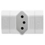 Imagem de Pino Plug T Bipolar 2P+T 10A Emb. c/ 10 un. - Ilumi